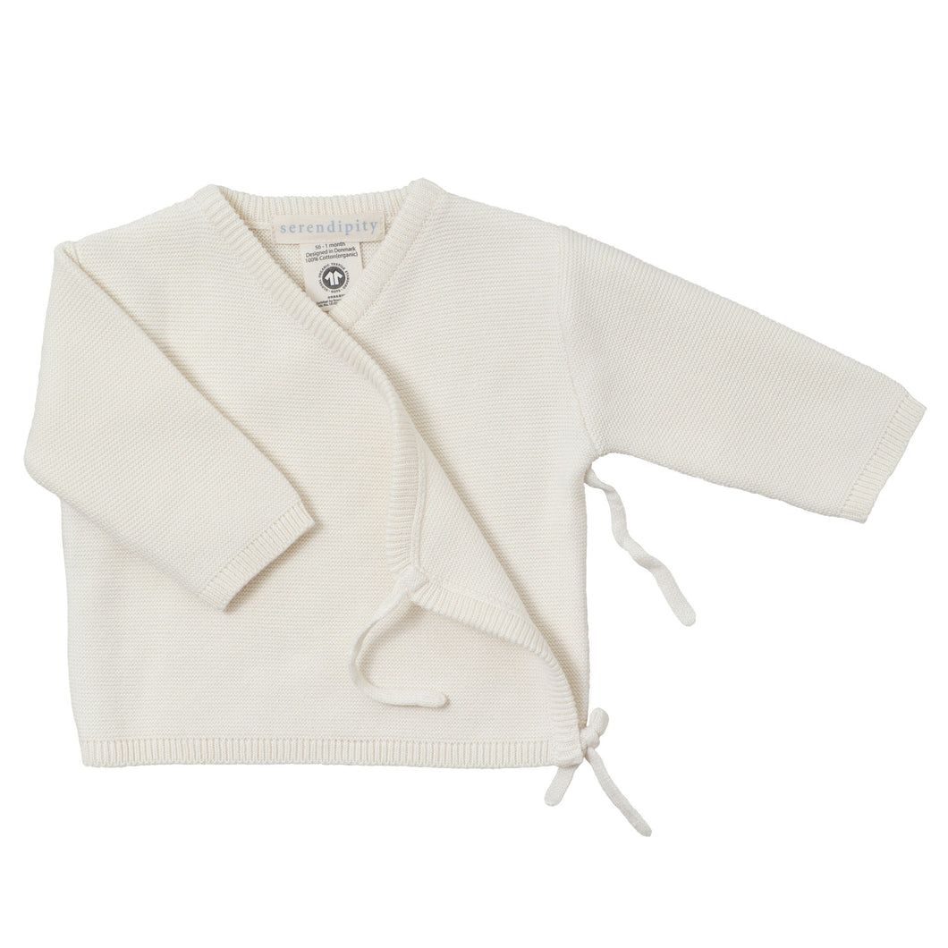 Newborn Cotton Wrap Sweater