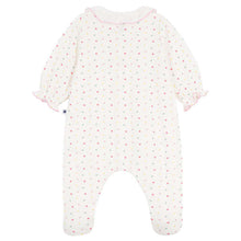 Load image into Gallery viewer, Heart Front-Snap Footie with Collar
