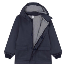 Load image into Gallery viewer, Petit Bateau Navy Raincoat
