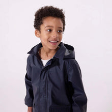 Load image into Gallery viewer, Petit Bateau Navy Raincoat
