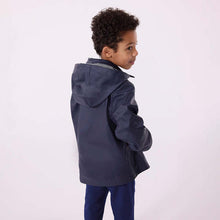 Load image into Gallery viewer, Petit Bateau Navy Raincoat
