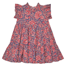 Load image into Gallery viewer, Girls Jennifer Dress - Paisley Vines

