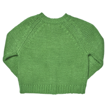 Load image into Gallery viewer, Girls Blossom Sweater - Blue Flower Embroidery
