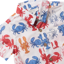 Load image into Gallery viewer, Boys Jack Shirt - Lobsters and Crabs
