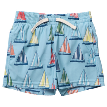 Load image into Gallery viewer, Boys Swim Trunk - Blue Regatta
