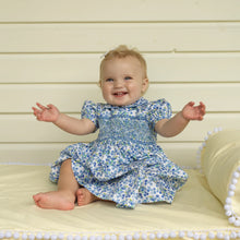 Load image into Gallery viewer, Forget Me Not Smocked Dress &amp; Bloomers
