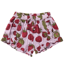 Load image into Gallery viewer, Lavender Raspberries Millie Ruffle Short
