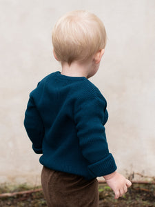 Baby Wool Rib Cardigan