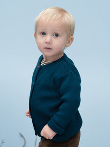 Baby Wool Rib Cardigan