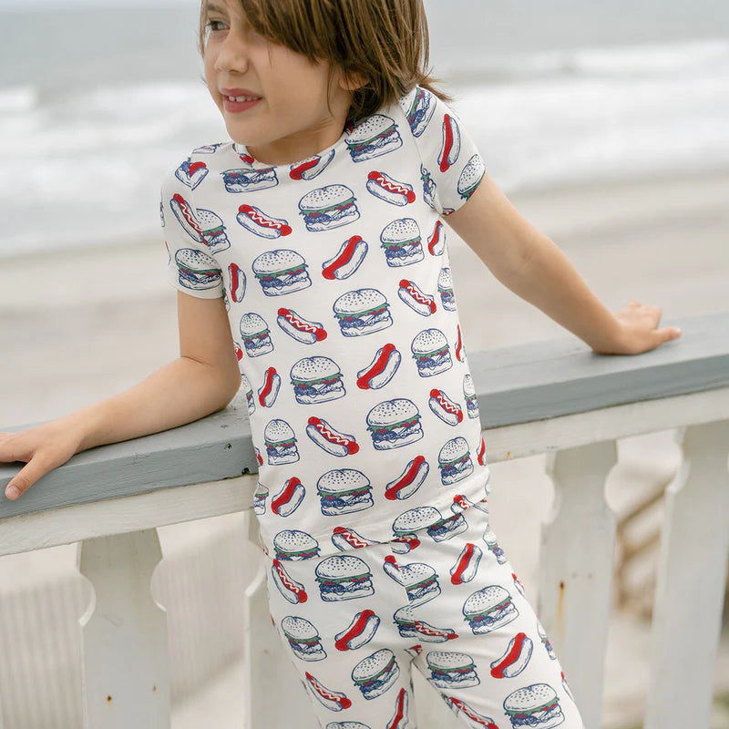 Hamburger Hotdog Pajama Set