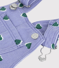Load image into Gallery viewer, Baby Girl Heart Print Overall
