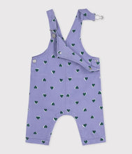 Load image into Gallery viewer, Baby Girl Heart Print Overall
