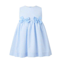 Load image into Gallery viewer, Gingham Check Bow Dress and Bloomer Set
