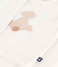 Load image into Gallery viewer, Baby 2 Piece Cream Dog Knit Sweater and Pants
