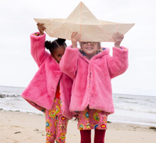 Load image into Gallery viewer, Castle Printed Puffer Jacket
