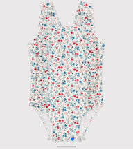 Load image into Gallery viewer, Petit Bateau Baby Floral Swimsuit
