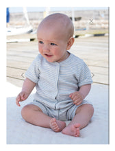 Load image into Gallery viewer, Baby Short Stripe Suit
