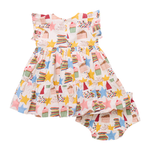 Load image into Gallery viewer, Baby Girl’s Birthday Star Jennifer Dress
