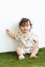 Load image into Gallery viewer, Feathered Friends Muslin Cabana Romper
