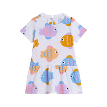 Load image into Gallery viewer, Baby Fish Print Jersey Dress
