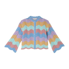 Load image into Gallery viewer, Crocheted Multicolor Cardigan
