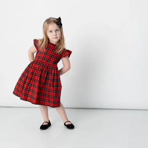 Plaid Ruffle Dress