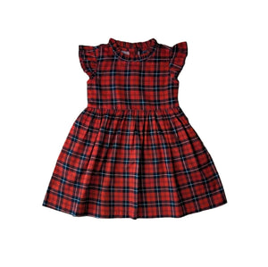 Plaid Ruffle Dress