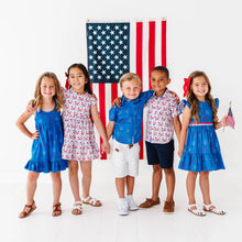 Load image into Gallery viewer, Classic Americana Ruffle Dress

