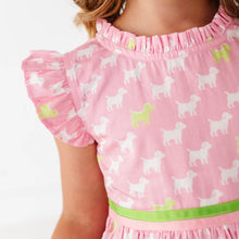 Load image into Gallery viewer, Puppies Ruffle Dress

