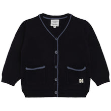 Load image into Gallery viewer, Navy V-Neck Cardigan
