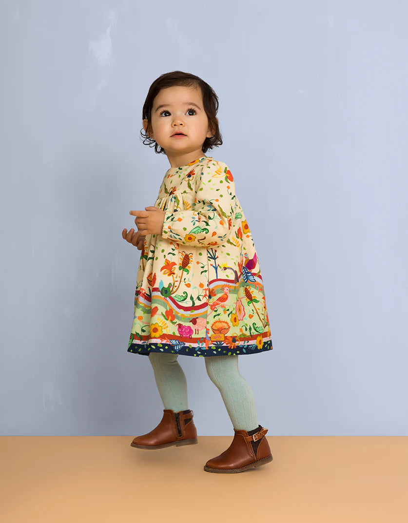 Baby Djoyfull Long Sleeve Printed Dress