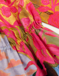 Danne Long Sleeve Abstract Print Dress