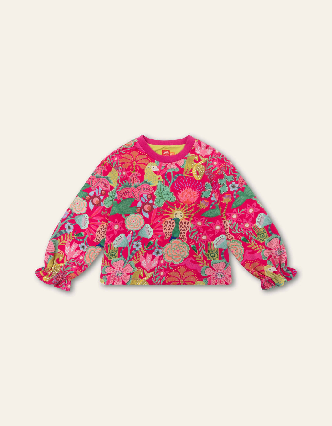 Hoosel Floral Print Sweatshirt