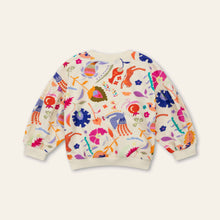 Load image into Gallery viewer, Girls Hilou Printed Crewneck Sweatshirt
