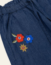 Load image into Gallery viewer, Girls Poodle Woven Trousers with Embroidery
