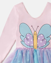 Load image into Gallery viewer, Pink Butterfly Leotard Dress
