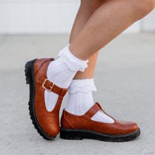 Load image into Gallery viewer, Lace Bobby Socks - White
