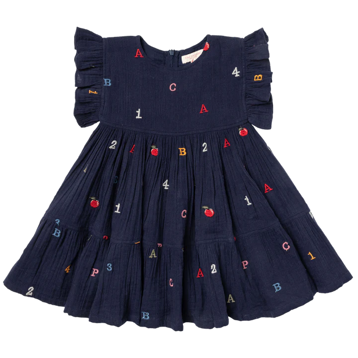 Alphabet Embroidery Kit Dress