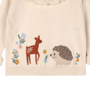 Woodland Embroidered Sweater Set