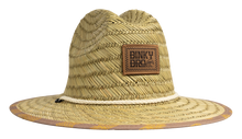 Load image into Gallery viewer, Kids Straw Sun Hat Barney Patrol - Zinked
