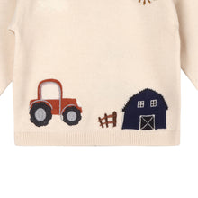 Load image into Gallery viewer, Farm Tractor Embroidered Pullover Sweater

