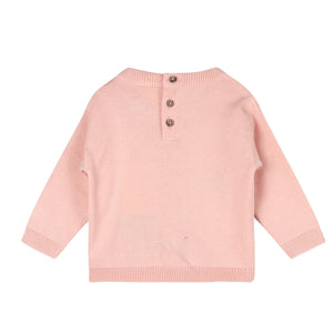 Organic Cotton Farm Windmill Applique Sweater