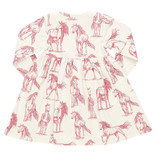 Load image into Gallery viewer, Vintage Rose Horses Steph Dress
