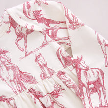 Load image into Gallery viewer, Vintage Rose Horses Steph Dress
