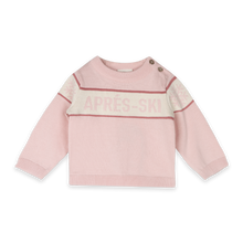 Load image into Gallery viewer, Apres Ski Baby Knit Wordy Pullover (Organic Cotton)

