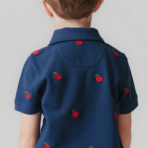 Embroidered Apples Alec Shirt