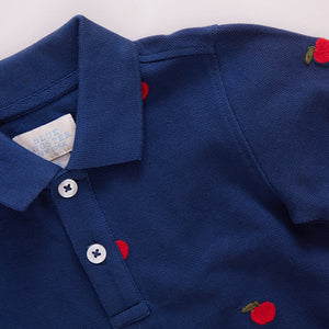 Embroidered Apples Alec Shirt