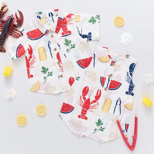 Baby Clam Bake Riley Romper