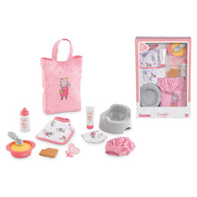 Load image into Gallery viewer, Corolle 12" Pink Doll Accessories Set
