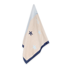 Load image into Gallery viewer, Ocean Sailboat Jacquard Knit Baby Blanket
